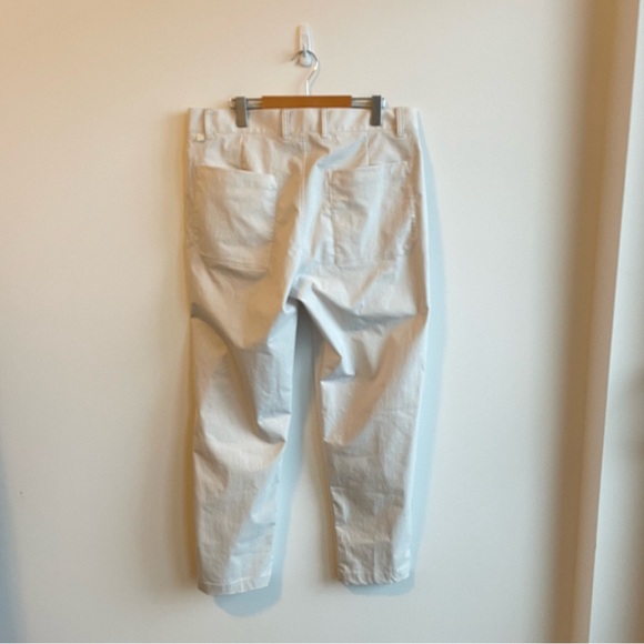 Lululemon Relaxed Tapered Trouser Classic White Pants Size 34 - Picture 3 of 11